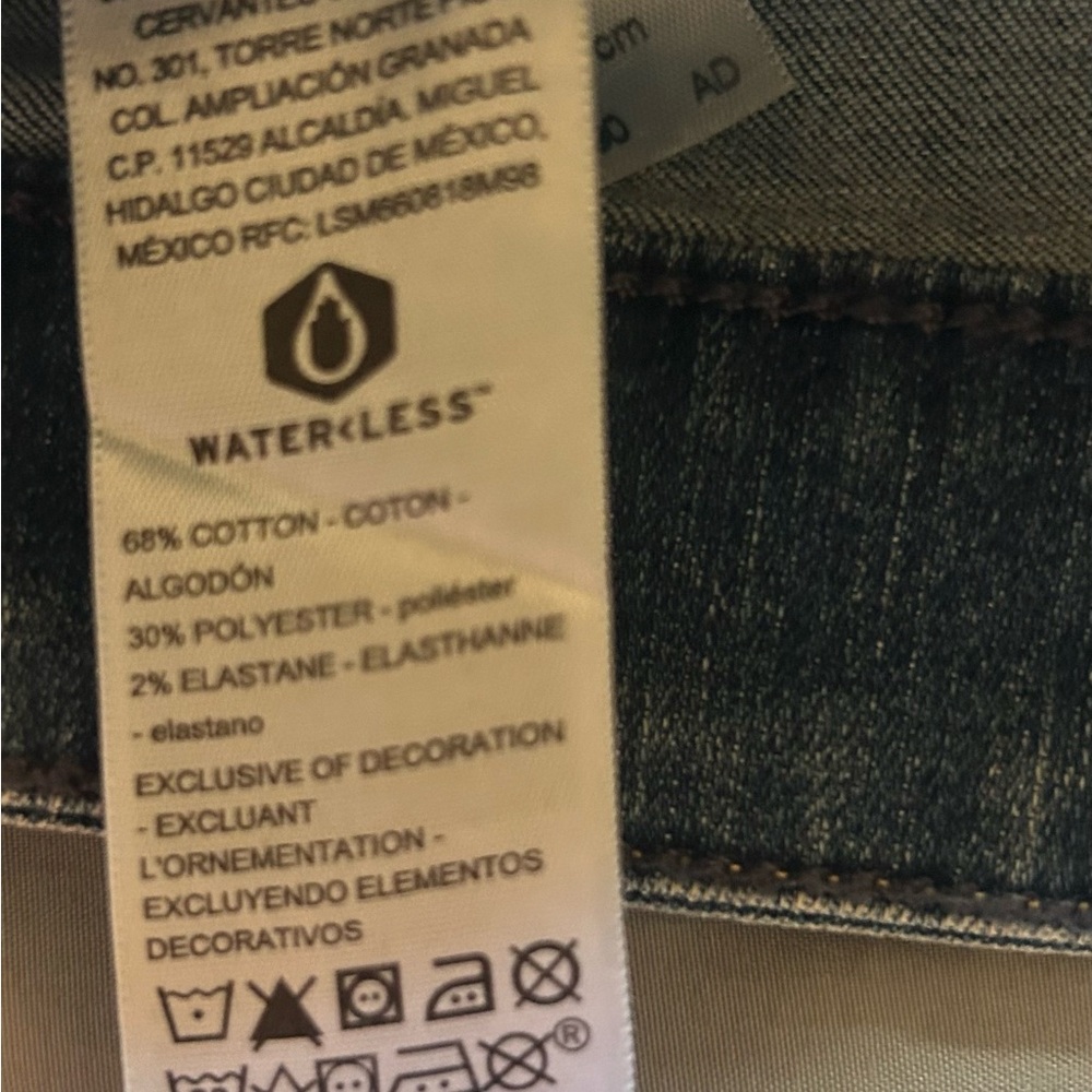 Levi Strauss Signature High Rise Blue Flare Women's Jeans - Picture 5 of 7